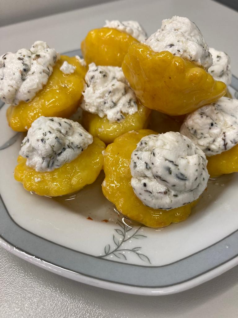 Mini Kürbis mit Käse